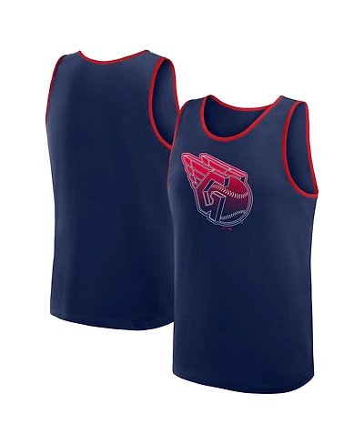 Logo Athletic Men's Navy Cleveland Guardians Unmatched Success Tank Top