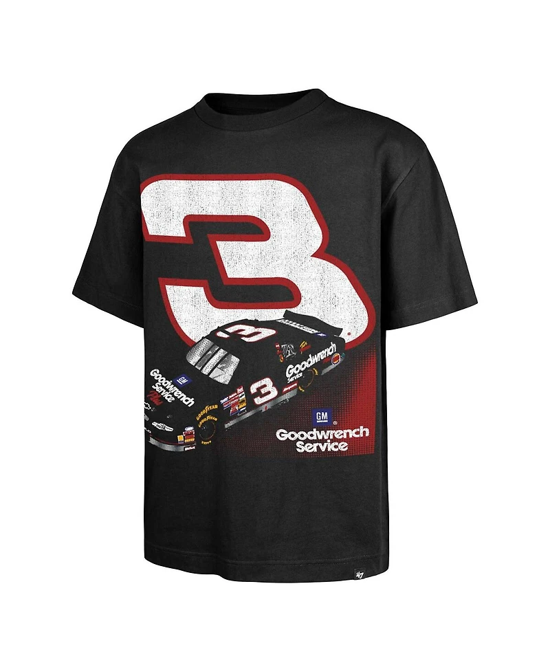 '47 Brand Men's Black Richard Childress Racing 3 Race Day Foundation Heavyweight T-Shirt