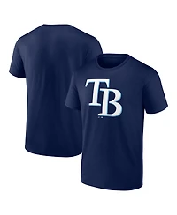 Logo Athletic Men's Navy Tampa Bay Rays Logo T-Shirt