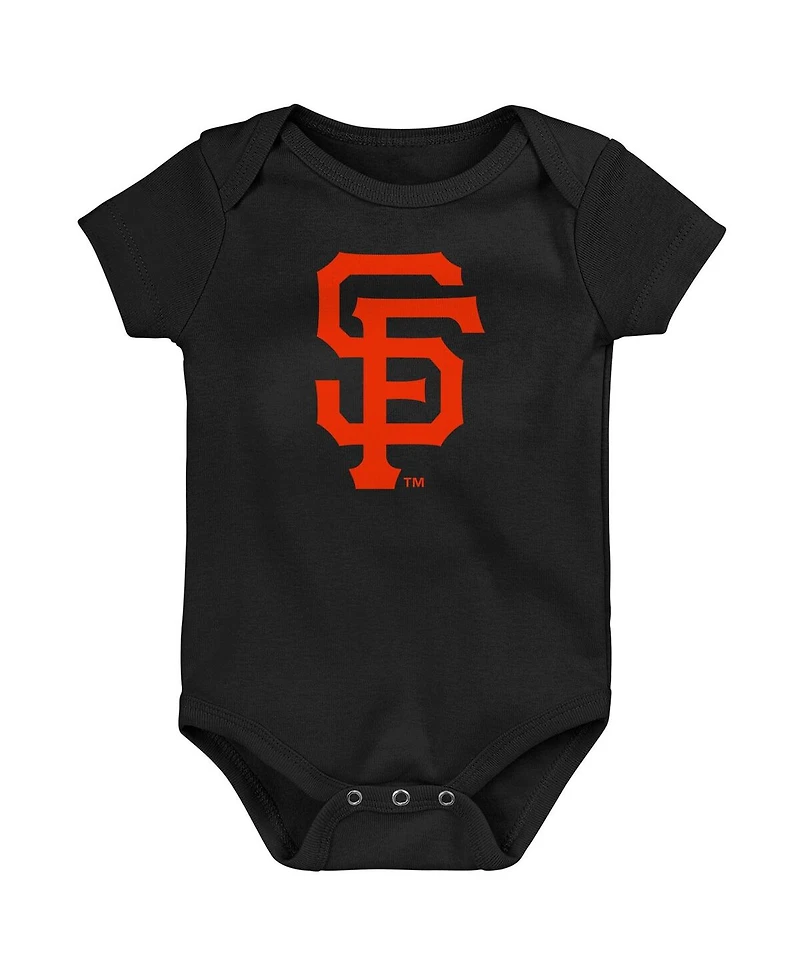 Outerstuff Baby Boys and Girls Three-Pack San Francisco Giants Slide Home Bodysuit Set