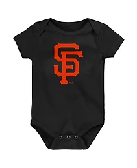 Outerstuff Baby Boys and Girls Three-Pack San Francisco Giants Slide Home Bodysuit Set