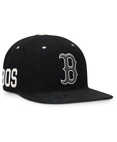 Nike Men's Black Boston Red Sox Pro Corduroy Structured Snapback Hat