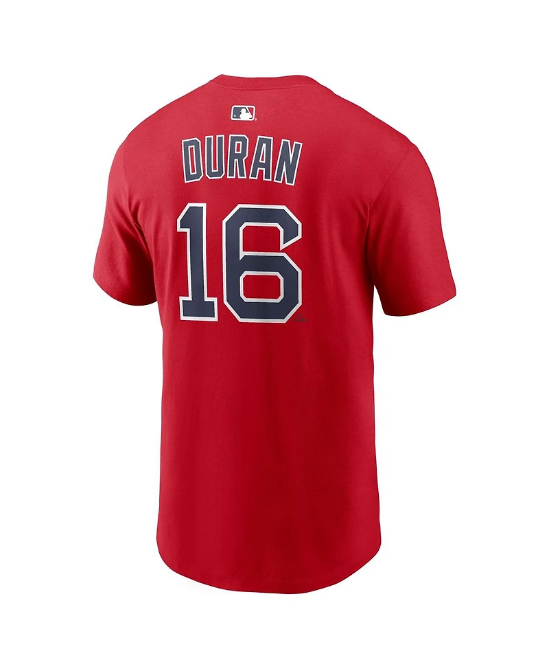 Nike Men's Jarren Duran Red Boston Sox Name Number T-Shirt