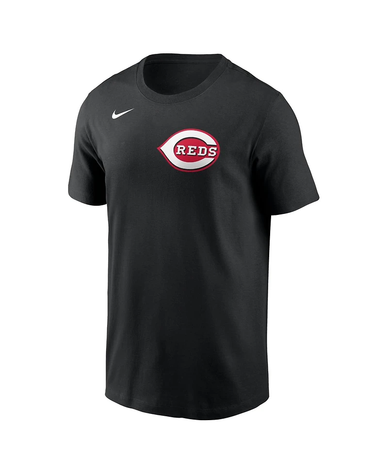 Nike Men's Elly De La Cruz Black Cincinnati Reds Name Number T-Shirt