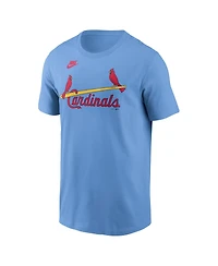 Nike Men's Ozzie Smith Light Blue St. Louis Cardinals Cooperstown Collection Name Number T-Shirt