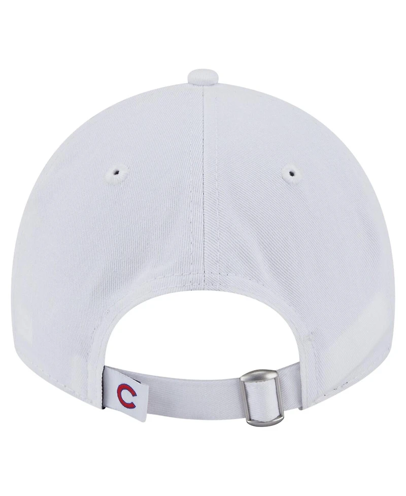New Era Women's White Chicago Cubs Team Fan 9TWENTY Adjustable Hat