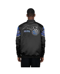 New Era Men's Black Orlando Magic 2025/26 City Edition Full-Snap Satin Jacket