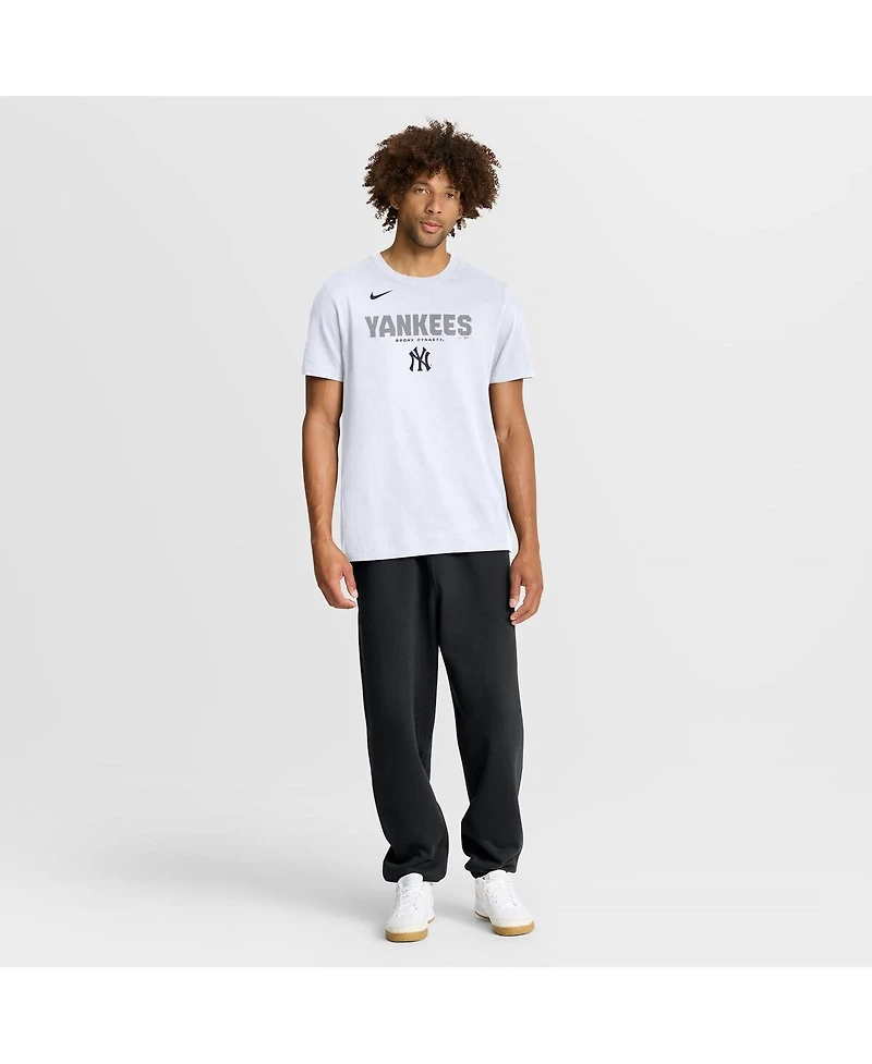 Nike Men's White New York Yankees Bold Team Name T-Shirt