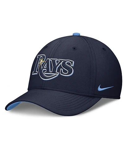 Nike Men's Navy Tampa Bay Rays Primetime Rise Dri-fit Flex Hat