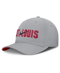 Nike Men's Gray St. Louis Cardinals Primetime Dri-fit Rise Bozz Flex Hat