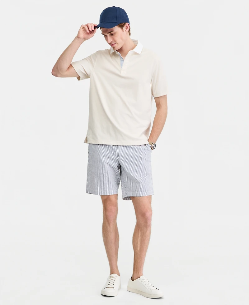 Club Room Men's Short-Sleeve Rugby Shirt, Macy's Exclusive