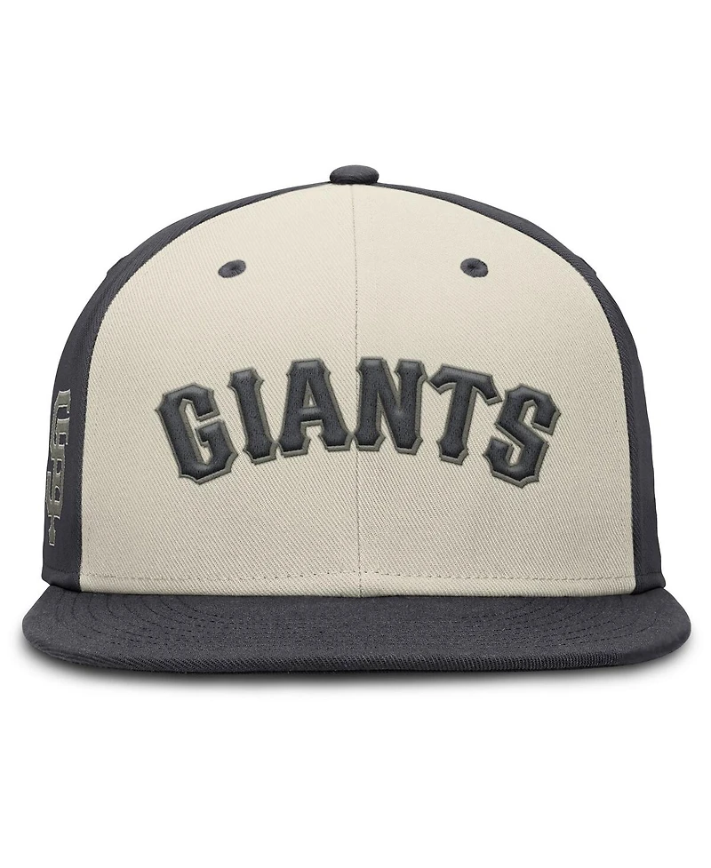 Nike Men's Cream San Francisco Giants Dri-fit True Fitted Hat