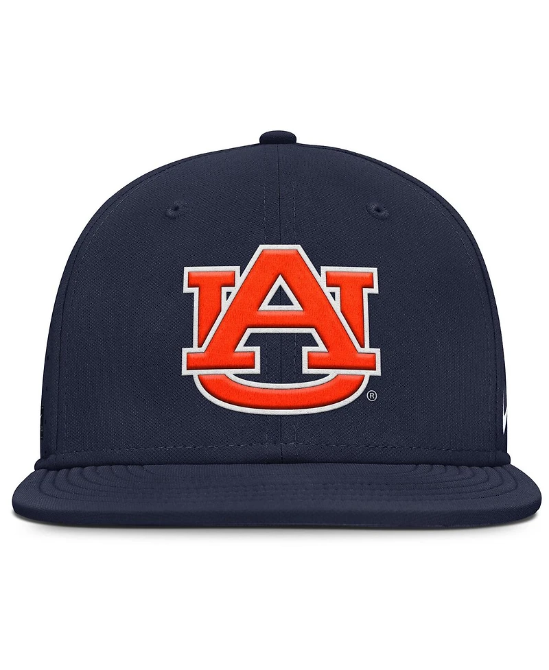 Nike Men's White Auburn Tigers Dugout True Dri-fit Fitted Hat