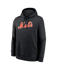 Nike Men's Black New York Mets Club Hoodie