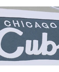 Mitchell & Ness Men's Gray Chicago Cubs Cooperstown Collection Thunderstorm Head Coach Hoodie