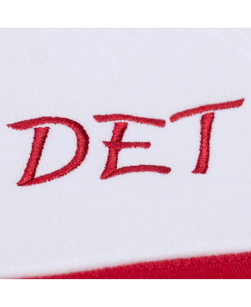 Mitchell & Ness Men's White Detroit Red Wings Arctic Fleece Hoodie