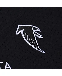 Mitchell & Ness Men's Black Atlanta Falcons Head Coach Mesh Full-Button Fashion Jersey