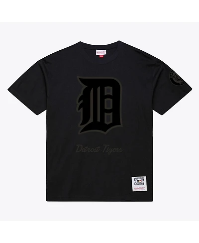 Mitchell & Ness Men's Black Detroit Tigers Cooperstown Collection Phantom T-Shirt
