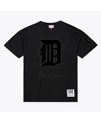 Mitchell & Ness Men's Black Detroit Tigers Cooperstown Collection Phantom T-Shirt