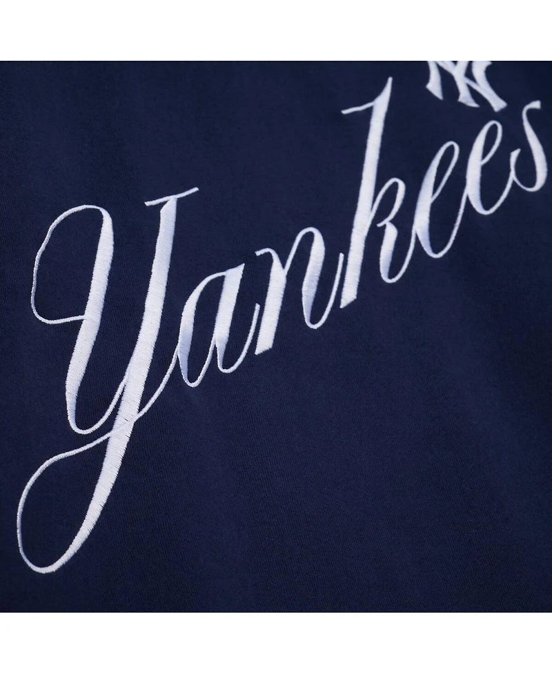 Mitchell & Ness Women's Navy New York Yankees Script Sweatshirt