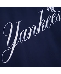 Mitchell & Ness Women's Navy New York Yankees Script Sweatshirt