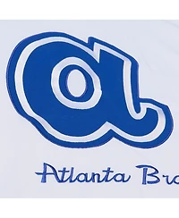 Mitchell & Ness Men's White Atlanta Braves Cooperstown Collection Arctic T-Shirt