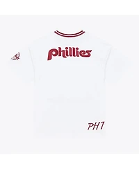 Mitchell & Ness Men's White Philadelphia Phillies Cooperstown Collection Arctic T-Shirt