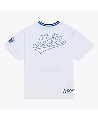 Mitchell & Ness Men's White New York Mets Cooperstown Collection Arctic T-Shirt