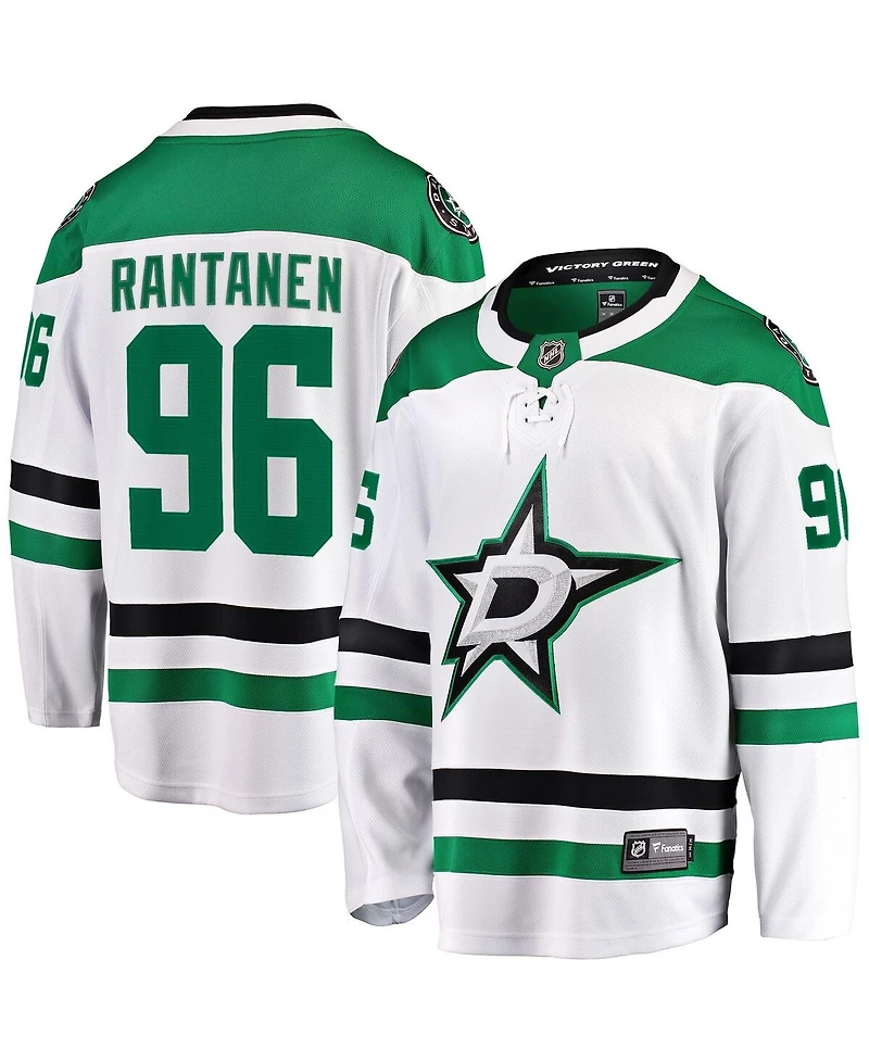 Fanatics Men's Mikko Rantanen White Dallas Stars Away Breakaway Jersey