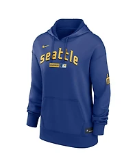 Nike Women's Royal Seattle Mariners Authentic Collection City Connect Therma Hoodie