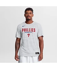 Nike Men's White Philadelphia Phillies Authentic Collection Velocity Dri-fit T-Shirt