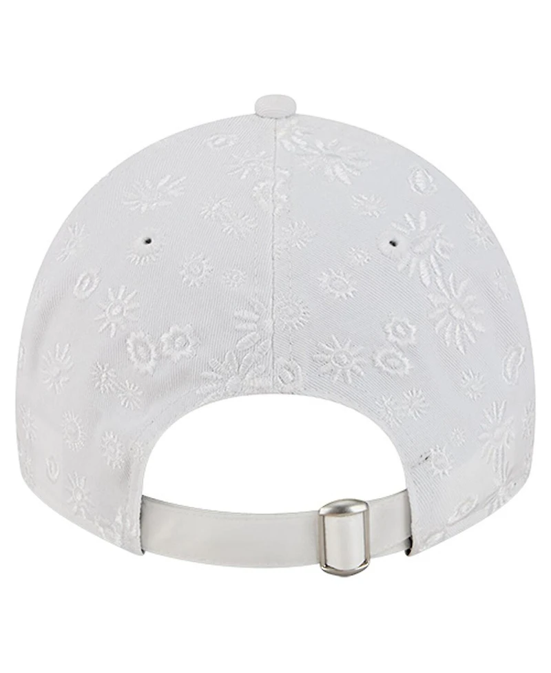 New Era Women's White San Francisco Giants Floral Mesh 9TWENTY Adjustable Hat