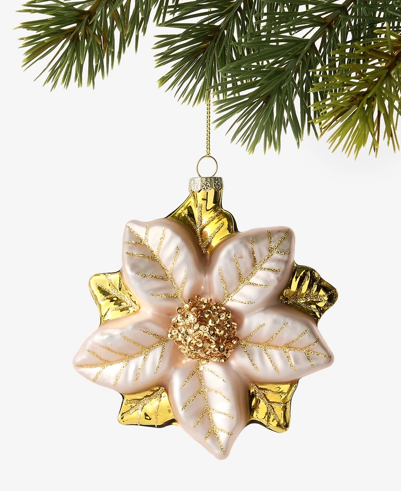 Holiday Lane Enchanted Forest Flower Ornament, Macy's Exclusive
