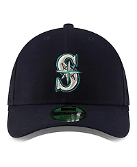 New Era Men's Navy Seattle Mariners Player Replica 39THIRTY M-Crown Flex Hat