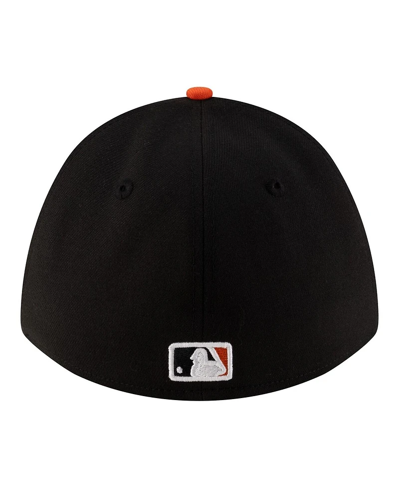 New Era Men's Black San Francisco Giants Player Replica 39THIRTY M-Crown Flex Hat