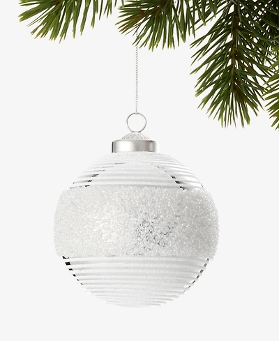 Holiday Lane Iced Delight Ball Ornament, Macy's Exclusive
