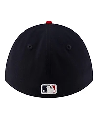 New Era Men's Navy Atlanta Braves Player Replica 39THIRTY M-Crown Flex Hat