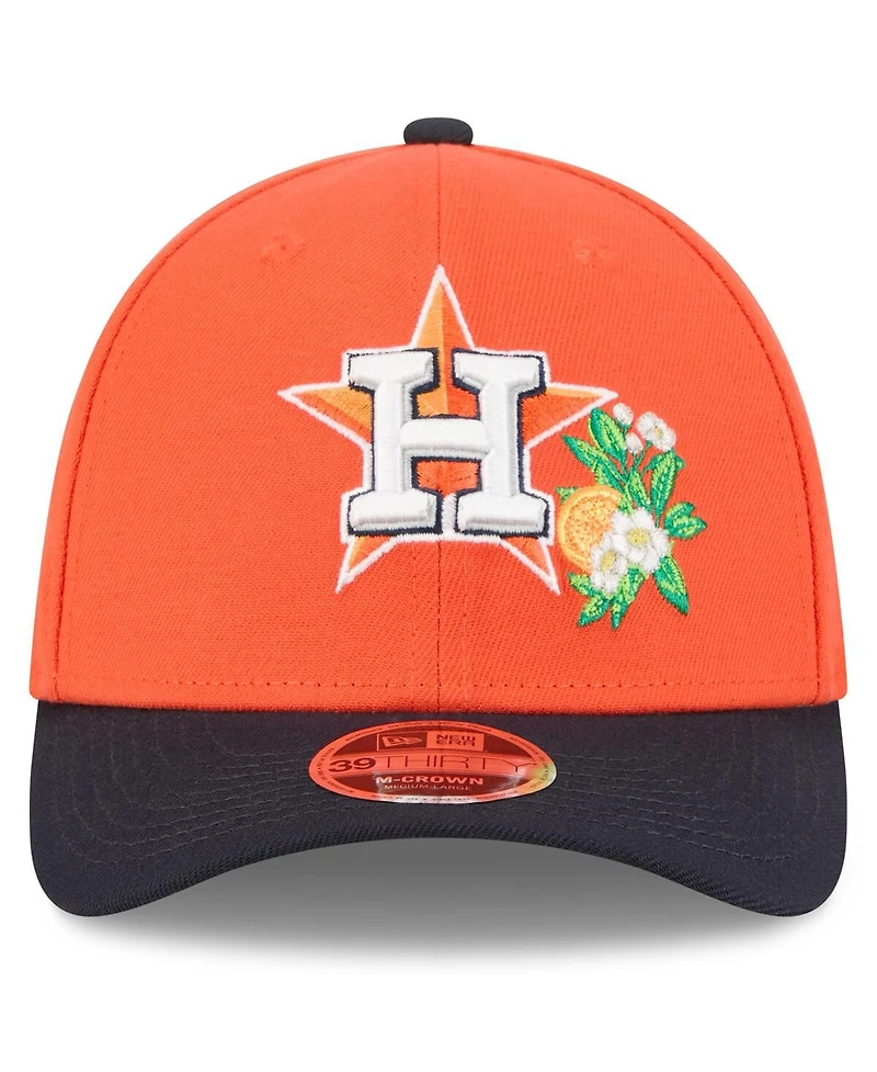 New Era Men's Orange/Navy Houston Astros 2026 Spring Training M-Crown 39THIRTY Flex Hat