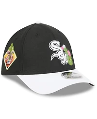 New Era Men's Black/White Chicago White Sox 2026 Spring Training M-Crown 39THIRTY Flex Hat