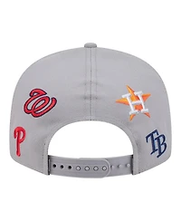 New Era Men's Gray 2026 Spring Training Grapefruit League Scattered 9FIFTY Adjustable Hat