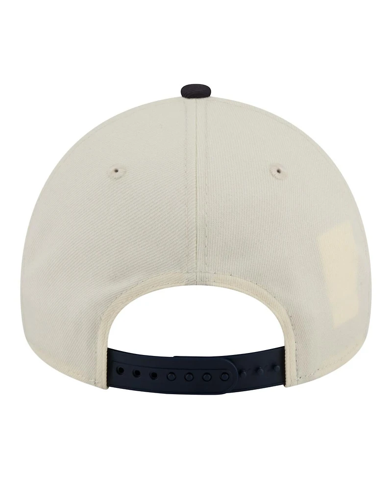 New Era Men's Cream Atlanta Braves 2026 Spring Training Fan Pack Rope A-Frame 9FORTY Adjustable Hat