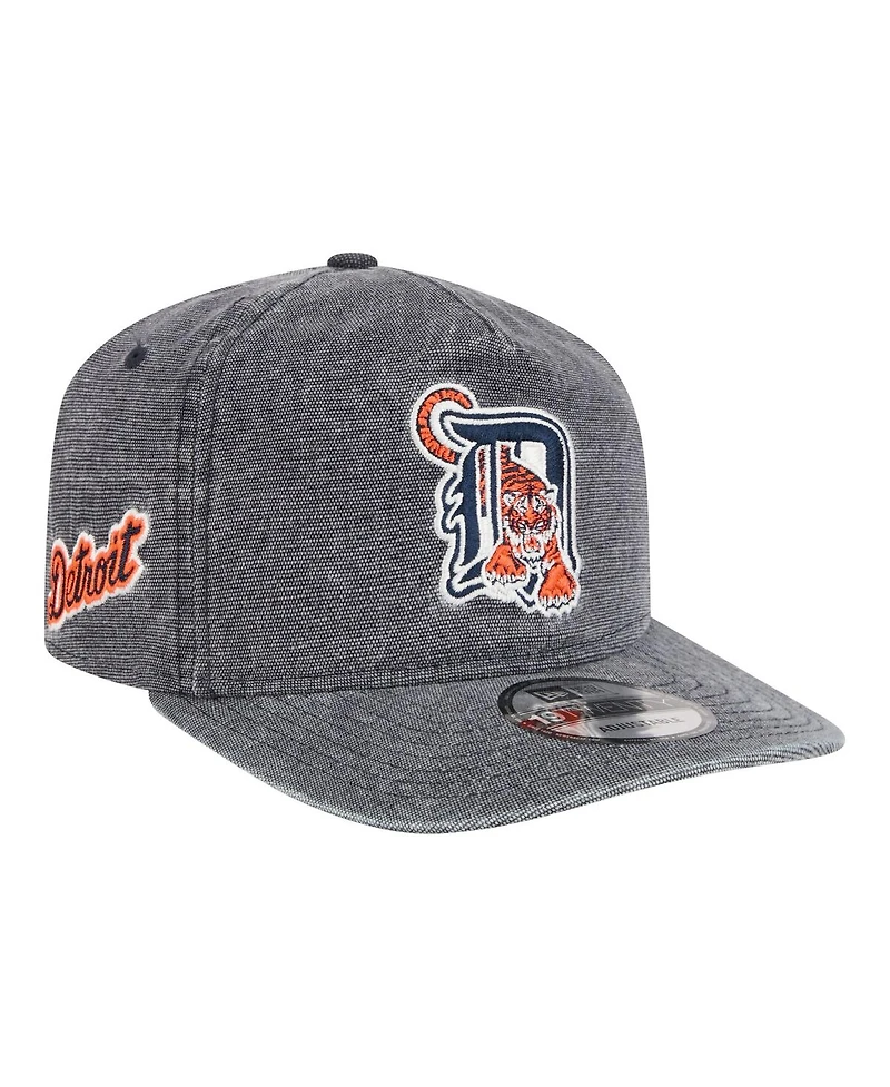 New Era Men's Heather Gray Detroit Tigers Throwback Denim Classic 19TWENTY Adjustable Hat