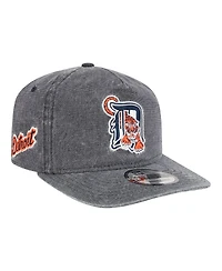 New Era Men's Heather Gray Detroit Tigers Throwback Denim Classic 19TWENTY Adjustable Hat
