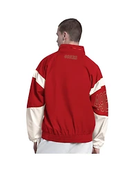 Starter Men's Scarlet San Francisco 49ers The Gust Full-Zip Hoodie