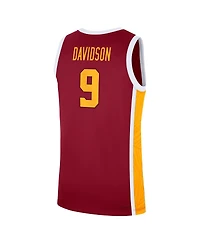 Nike Men's Jazzy Davidson Cardinal Usc Trojans Road Replica Basketball Jersey