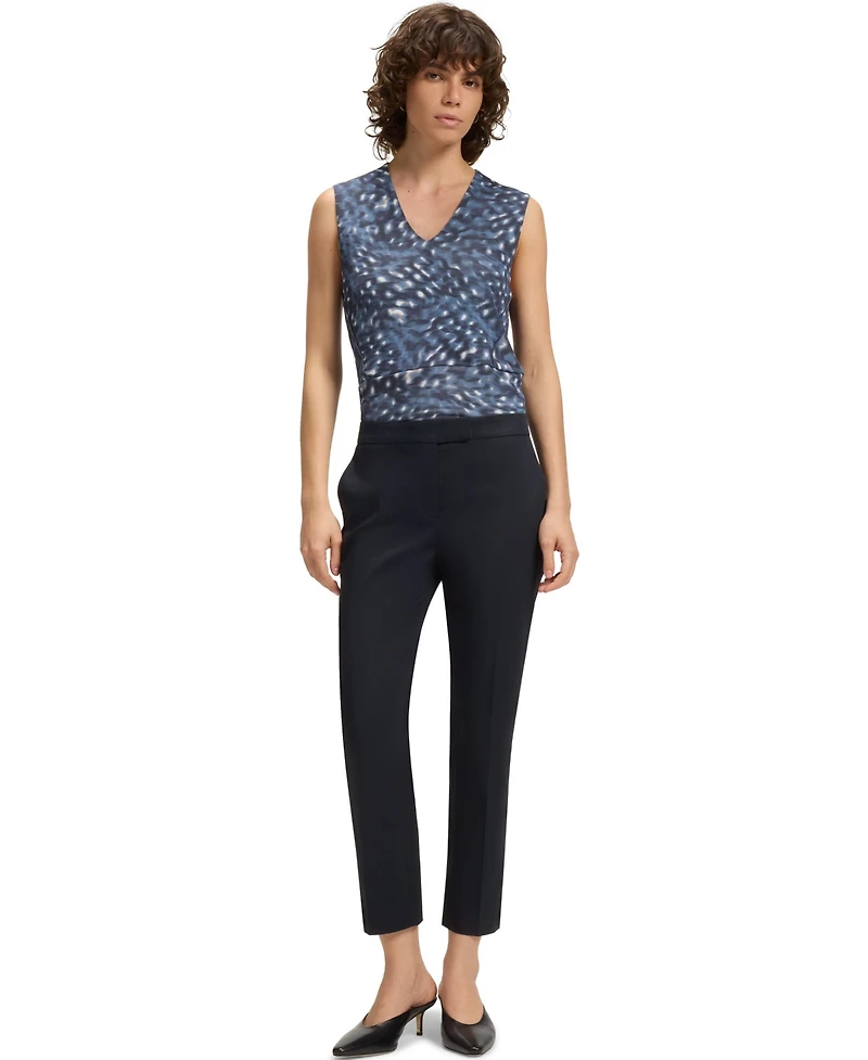 Boss by Hugo Women's Stretch Cotton Slim-Fit Pants