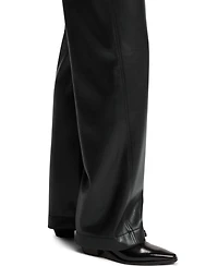 Boss by Hugo Women's Faux Leather Straight-Leg Pants