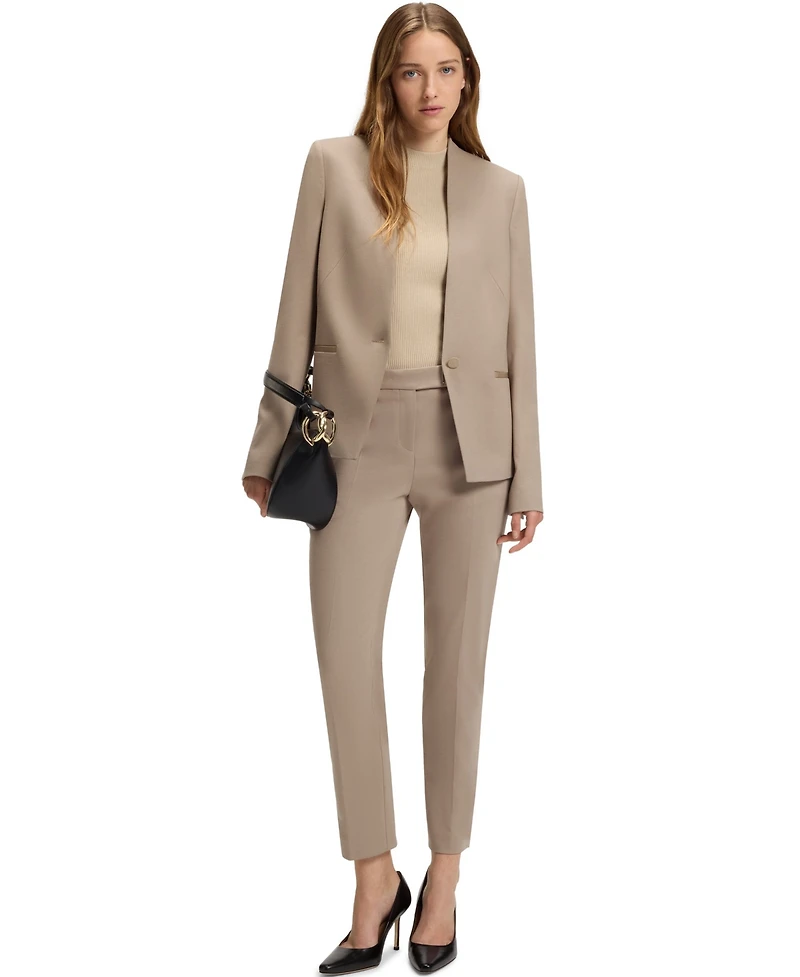 Boss by Hugo Boss Women's Stretch Punto Milano Slim-Fit Pants
