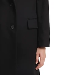 Boss by Hugo Women's Wool Regular-Fit Peak Lapels Coat