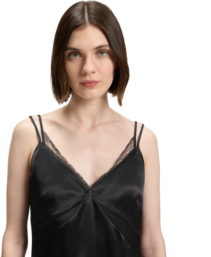 Boss by Hugo Women's Satin Lace Trim Camisole Top